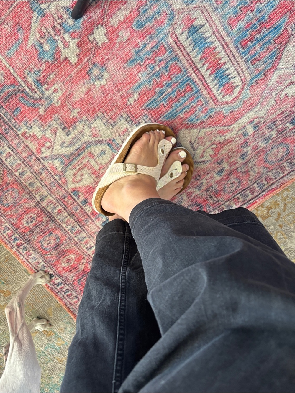 Birkenstock Iridescent Pearl Gizeh Thong Sandal - Picture 7 of 9
